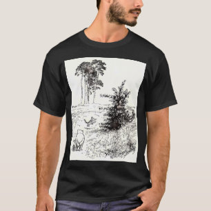 Winnie the Pooh Illustration by Ernest Howard T-Shirt