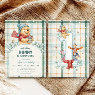 Winnie the Pooh 'Our Little Hunny is Turning One' Invitation