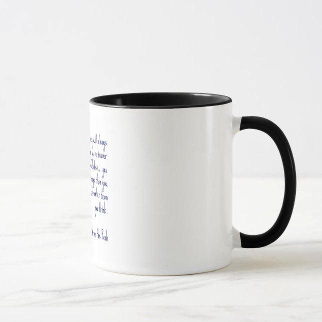 Winnie the Pooh Quote Coffee Mug (Right)