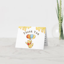 Winnie The Pooh "Thank You" Card
