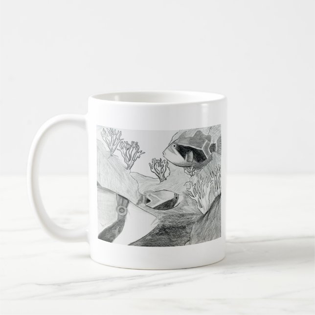 Winning Art By E. Osurman Grade 6 Coffee Mug (Left)