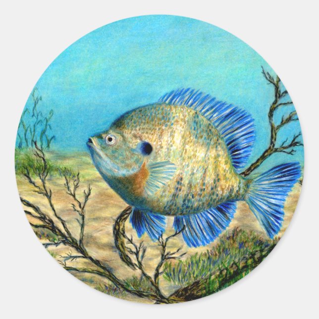 Winning art by  G. Barker - Grade 11 Classic Round Sticker (Front)