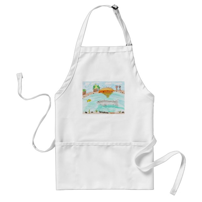 Winning artwork by C. Rousseau, Grade 4 Standard Apron (Front)