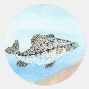 Winning artwork by E. Saliga, Grade 5 Classic Round Sticker