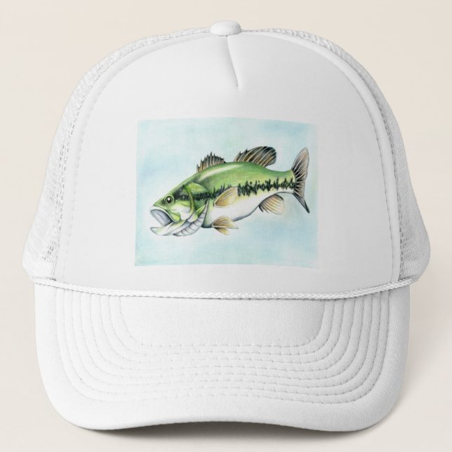 Winning artwork by S. Lynn, Grade 12 Trucker Hat (Front)