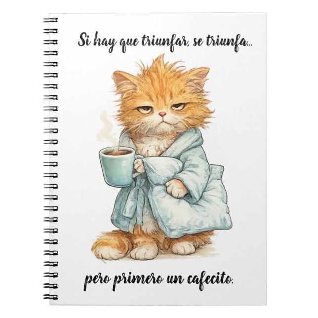 winning cat notebook (Front)