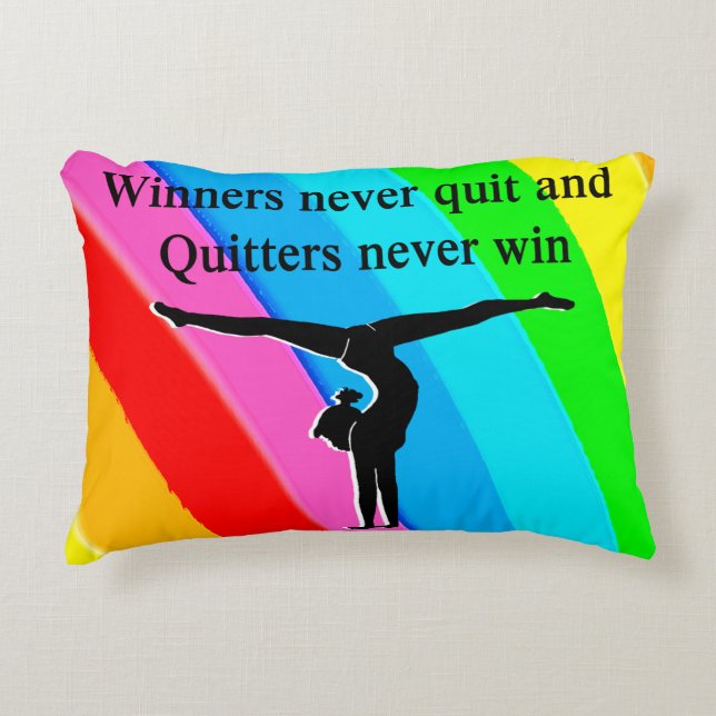 WINNING GYMNAST DECORATIVE CUSHION (Front)