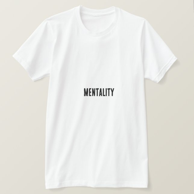 Winning Mentality T-shirt – Motivational Sports Te (Design Front)