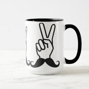 Winning Moustache mug - choose style & colour