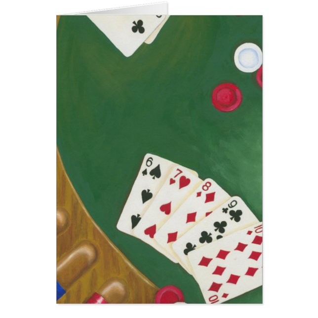 Winning Poker Hand Six Through Ten (Front)