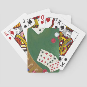 Winning Poker Hand Six Through Ten Playing Cards