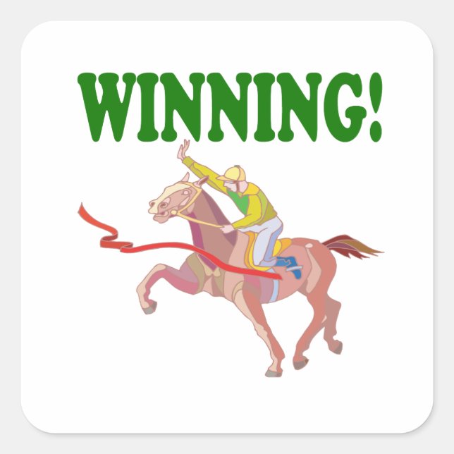 Winning Square Sticker (Front)