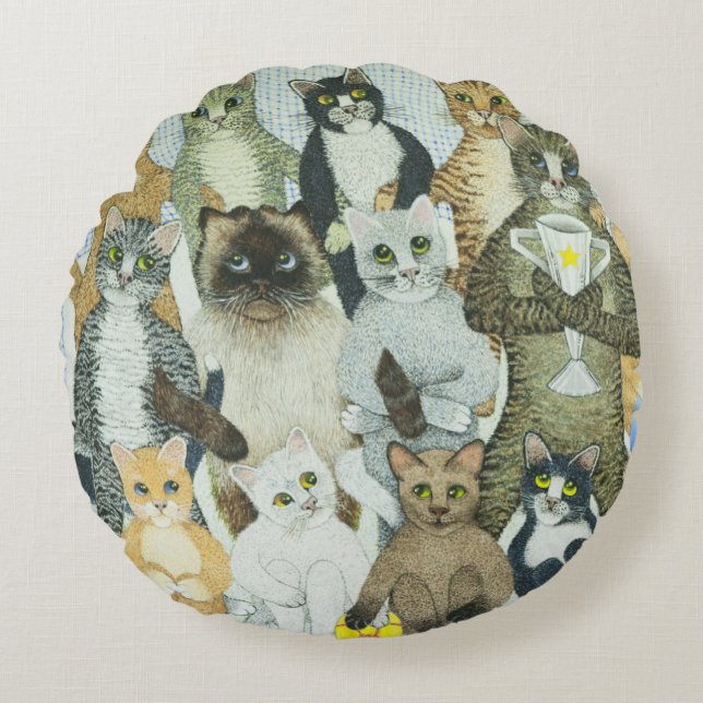 Winning ways round cushion (Front)