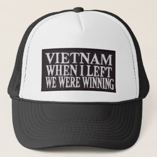 WINNING WHEN I LEFT TRUCKER HAT