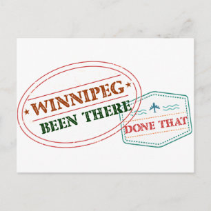 Winnipeg Been there done that Postcard