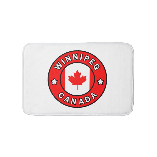 Winnipeg Canada Bath Mat (Front)