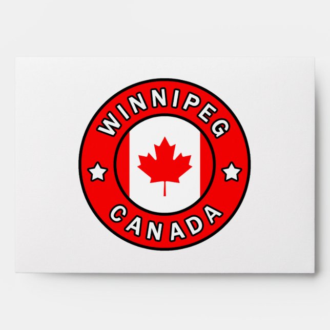 Winnipeg Canada Envelope (Front)