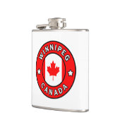 Winnipeg Canada Hip Flask (Left)