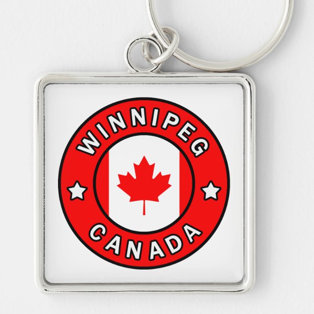 Winnipeg Canada Key Ring (Front)