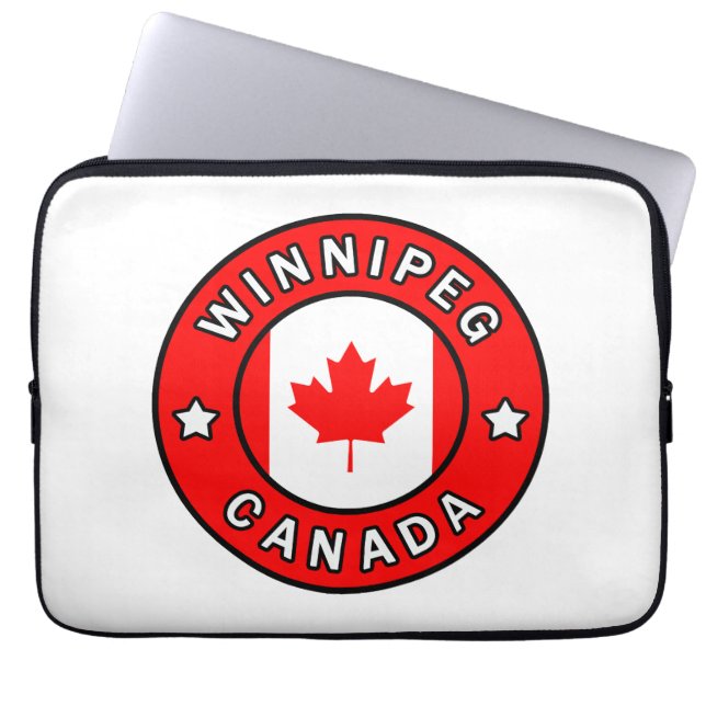 Winnipeg Canada Laptop Sleeve (Front)