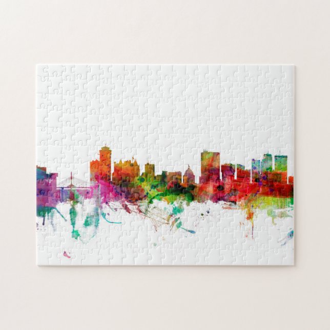 Winnipeg Canada Skyline Jigsaw Puzzle (Horizontal)