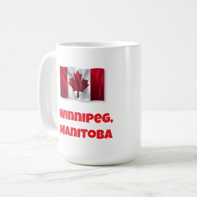 Winnipeg Happy Canada Day Coffee Mug (Front Left)