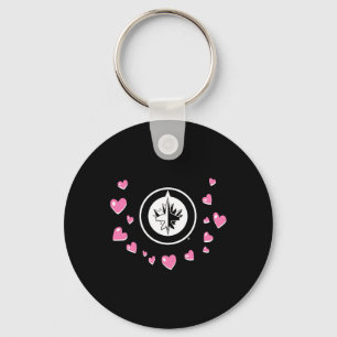 Winnipeg Jets Valentine Love Nhl Officially Licens Key Ring
