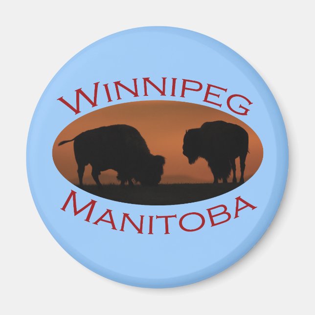 Winnipeg, Manitoba Magnet (Front)
