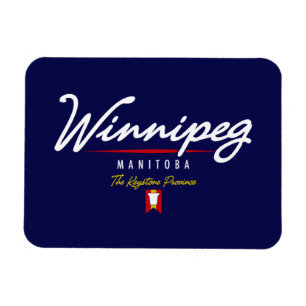 Winnipeg Script Magnet