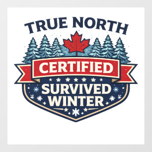 Winnipeg Winter Survival Club Window Cling – 40°