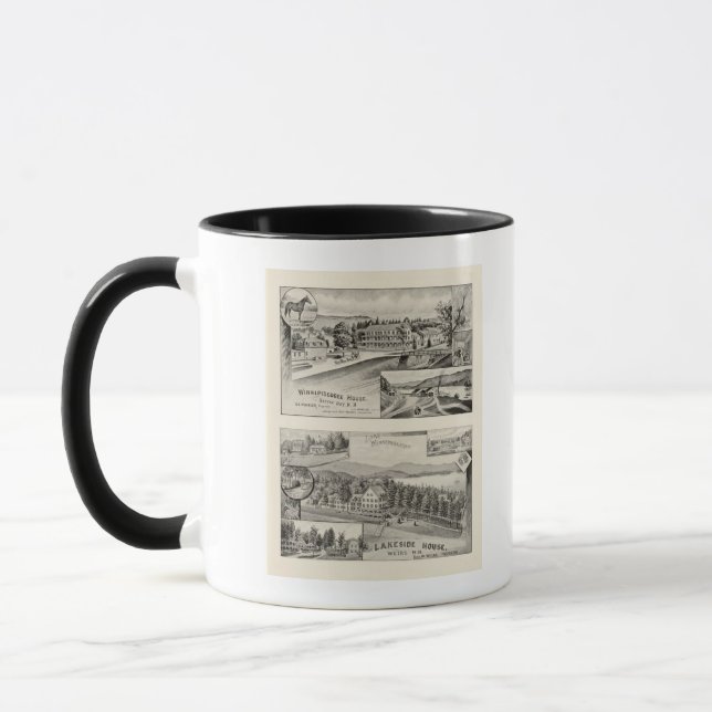 Winnipiseogee House, Lakeside House Mug (Left)