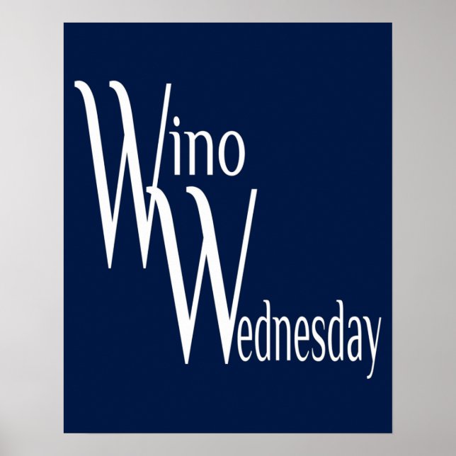 Wino Wednesday Poster (Front)