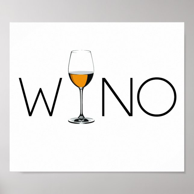 Wino Wine Lover Glass Poster (Front)