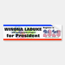 WINONA LADUKE FOR PRESIDENT 2020  -