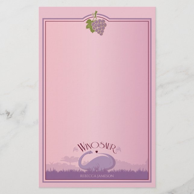 Winosoaur Stationery (Front)