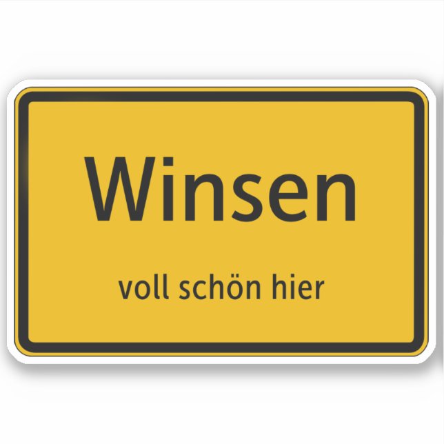 Winsen stickers decals car stickers (Front)
