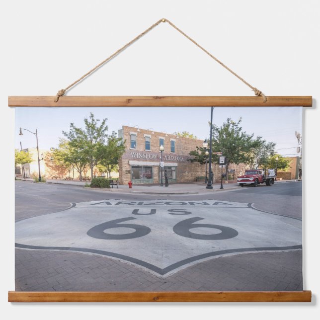 Winslow, Arizona Hanging Tapestry (Front)