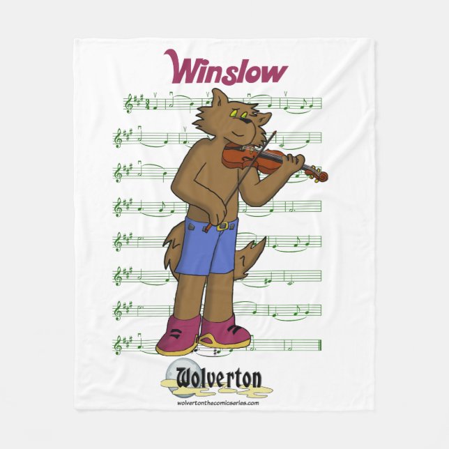 Winslow  fleece blanket (Front)