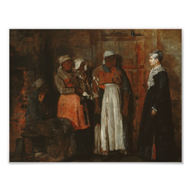 Winslow Homer - A Visit from the Old Mistress Photo Print (Front)