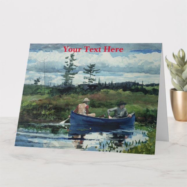 WInslow Homer American Art Card (Small Plant)