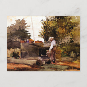 Winslow Homer - At the Well Postcard