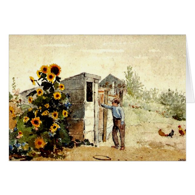 Winslow Homer - Backyard, Summer (Front Horizontal)
