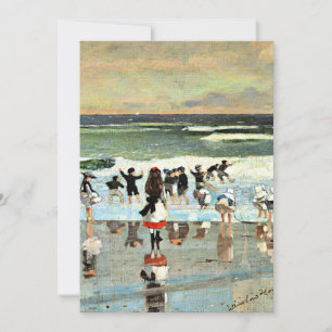 Winslow Homer - Beach Scene Card