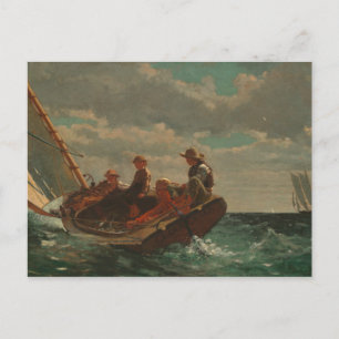 Winslow Homer - Breezing Up (A Fair Wind) Postcard