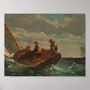 Winslow Homer - Breezing Up (A Fair Wind) Poster