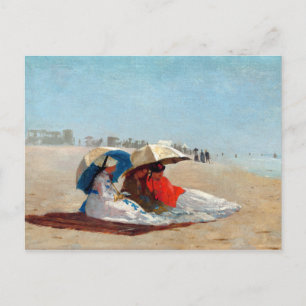 Winslow Homer East Hampton Beach, Long Island Postcard