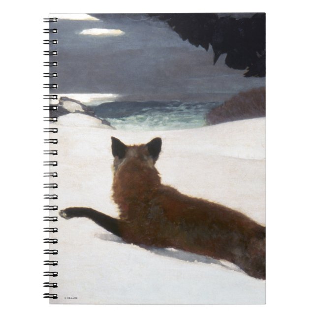 WINSLOW HOMER: FOX HUNT, 1893 NOTEBOOK (Front)