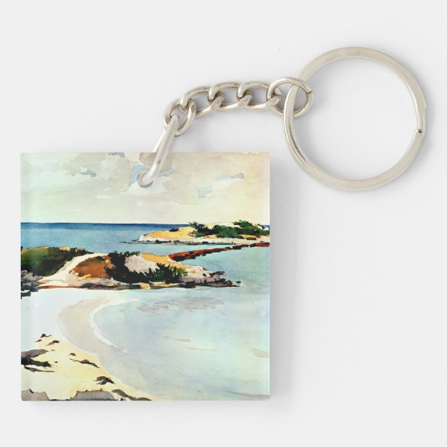 Winslow Homer - Gallows Island Key Ring (Back)