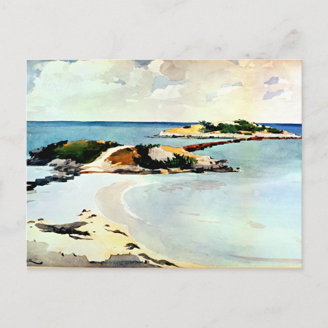 Winslow Homer - Gallows Island Postcard (Front)