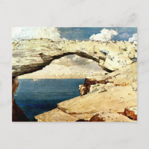 Winslow Homer - Glass Windows Postcard